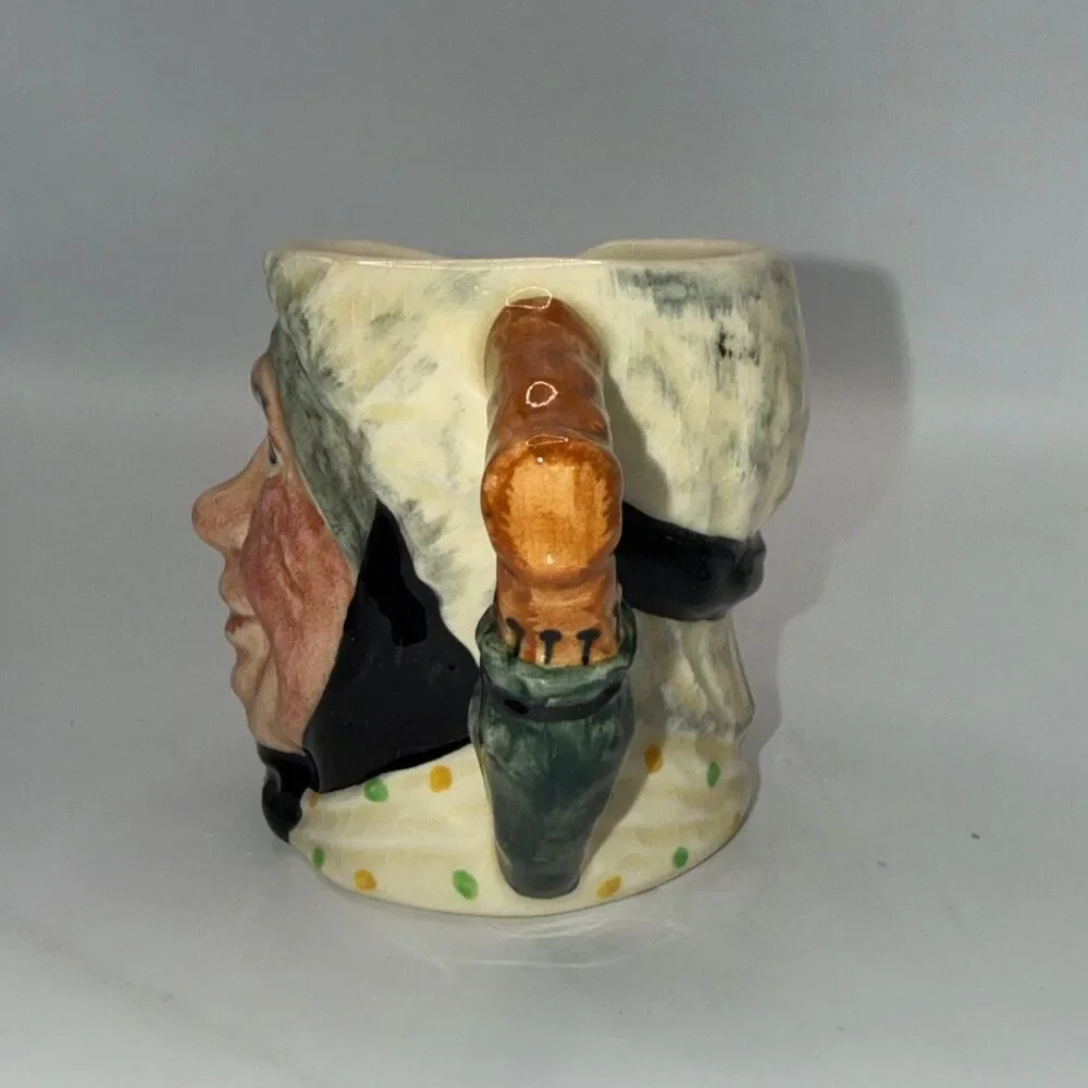 Lancaster & Sandland Sarah Gamp Miniature Toby Mug Hand Painted England vintage